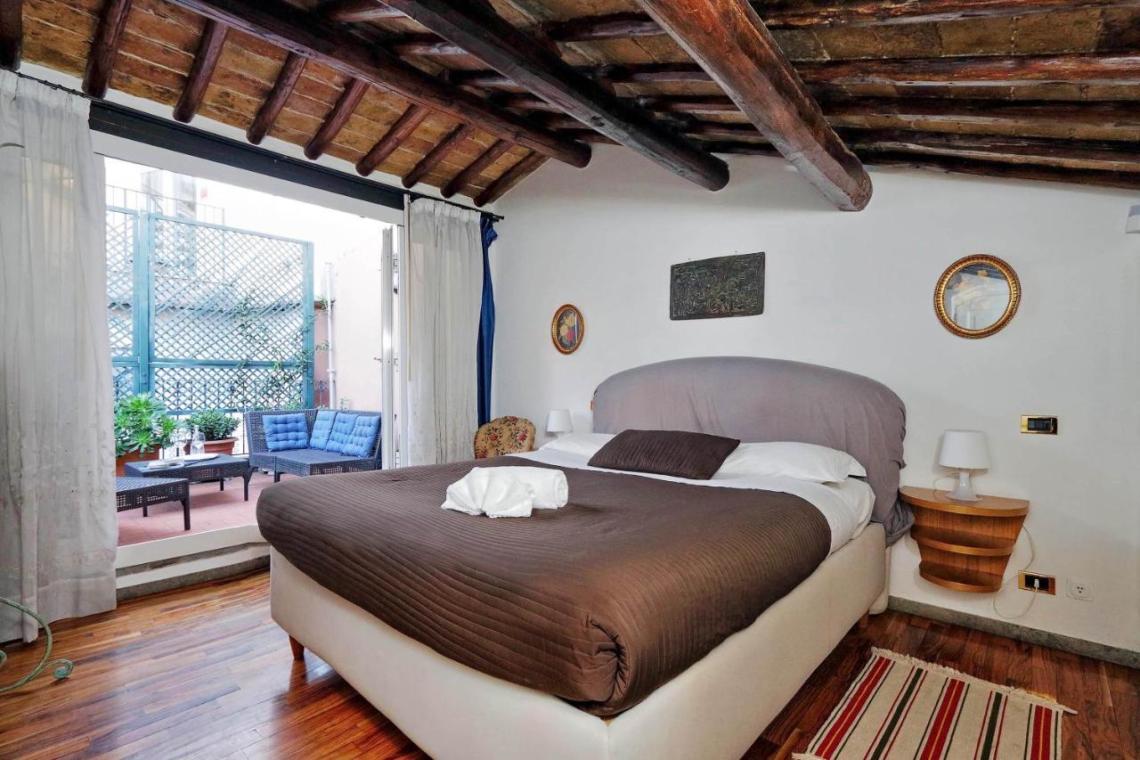 Apartmán Two Private Terraces - Casa Tappero Merlo Řím Exteriér fotografie