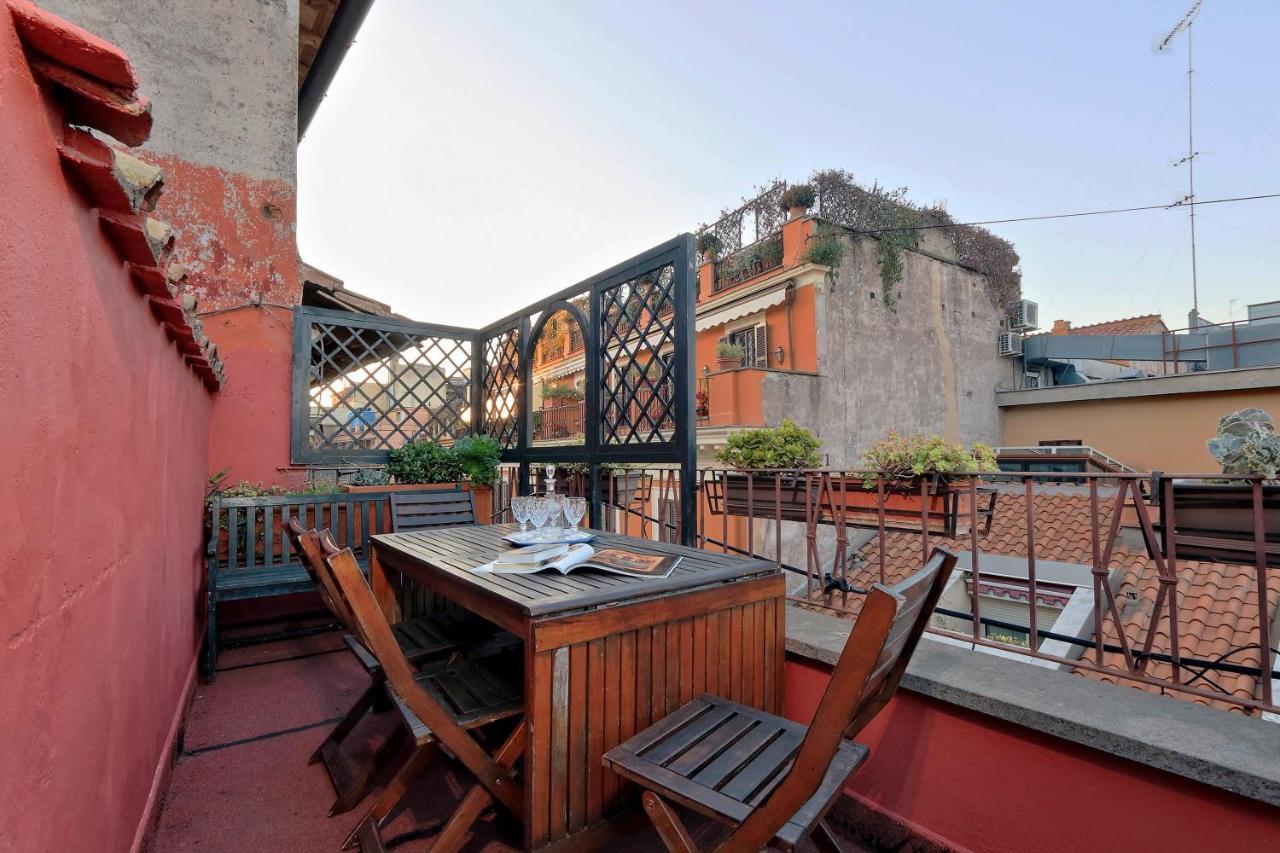 Apartmán Two Private Terraces - Casa Tappero Merlo Řím Exteriér fotografie